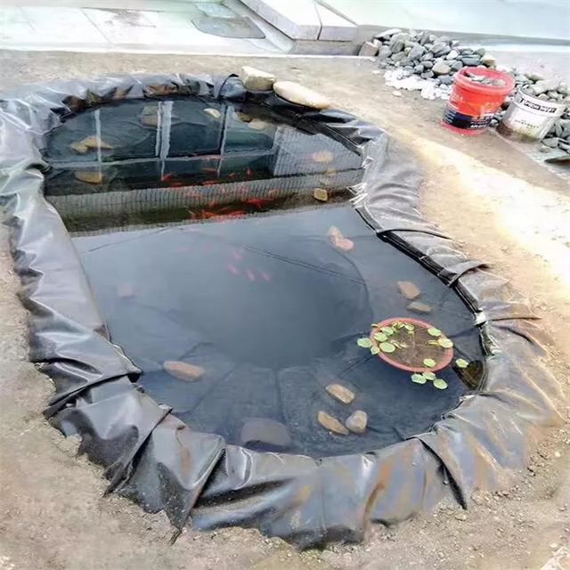 1m-8m Width Green HDPE Geomembrane for Reinforced Anti-seepage Fish Pool Pond Liners