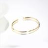 Buy cheap 0.12ct 18K Gold Diamond Bangle 4.0g Open Circle Bangle Set from wholesalers