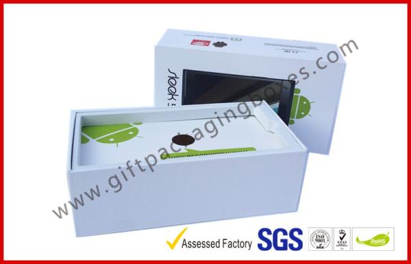 Buy cheap White Cardboard Gift Boxes / Phone Case Box With C1S Paper Materials , Glossy Lamination from wholesalers