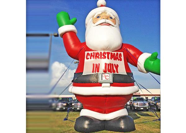 Buy cheap Giant Inflatable Santa Claus , Christmas Festival Use Inflatable Cartoon Characters from wholesalers