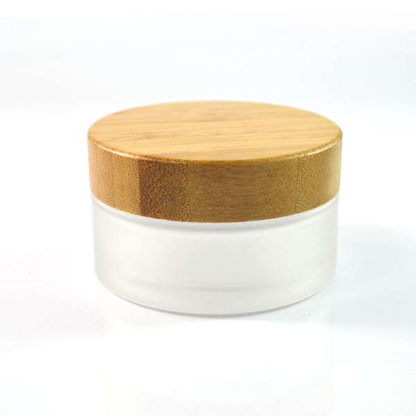 Buy cheap 1Oz 50ml Bamboo Small Makeup Containers , Round Wooden Cap Cosmetic Cream Jar from wholesalers