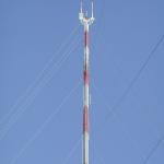 Hot Dip Galvanized 40m Tubular Antenna Tower Guyed
