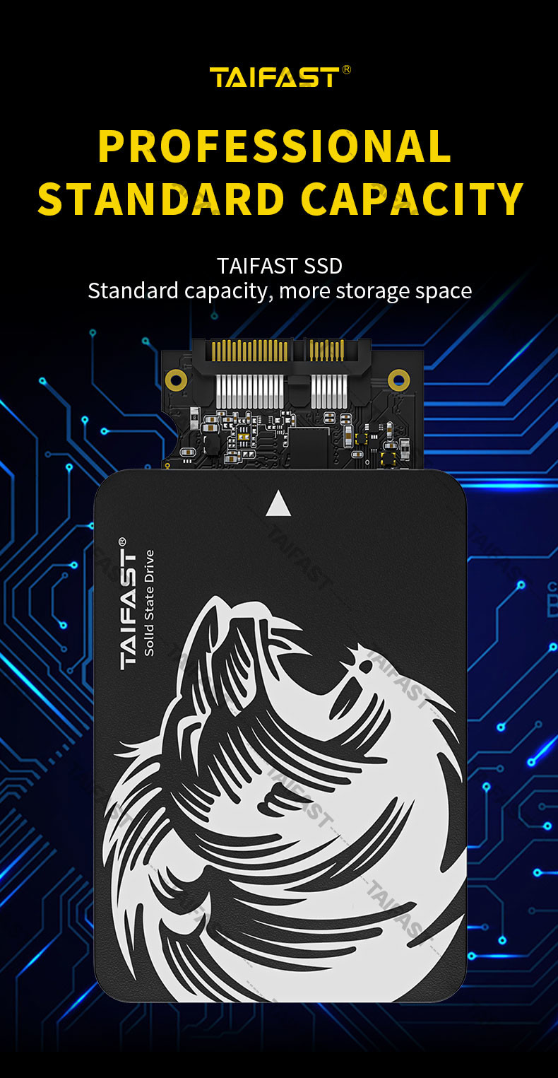 Taifast Qlc 120gb 2.5 Inch SSD Hard Drive For Laptop Desktop FCC