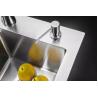 Buy cheap Round Double Bowl Undermount Sink With Drainboard Sink Brushed Surface Australia Style from wholesalers