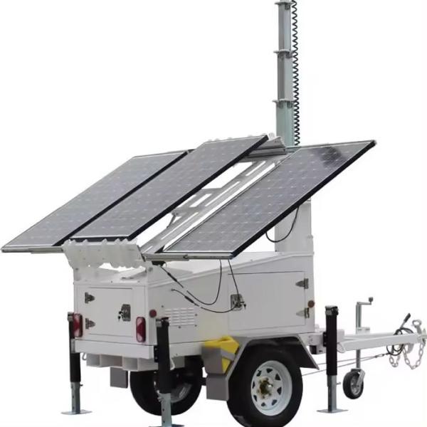 Buy cheap Security System Hybrid Solar Light Tower CCTV Camera Trailer Price from wholesalers