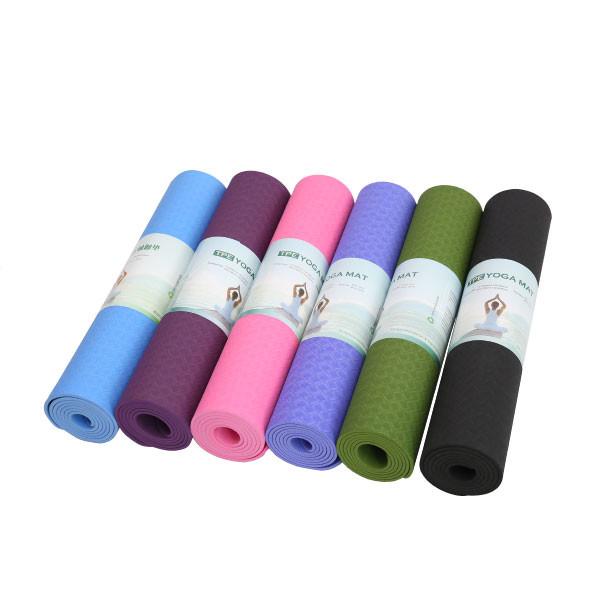 Buy cheap Gymnastics Yoga Exercise Equipment Eco Friendly Tpe Yoga Mat from wholesalers