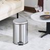 Buy cheap Round Stainless Steel Foot Pedal Trash Can With Quiet Close Lid from wholesalers