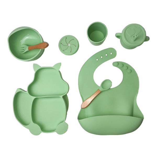 Buy cheap Squirrel Shape Suction Cup Plates And Bowls Silicone 6 Pcs OEM Food Grade from wholesalers