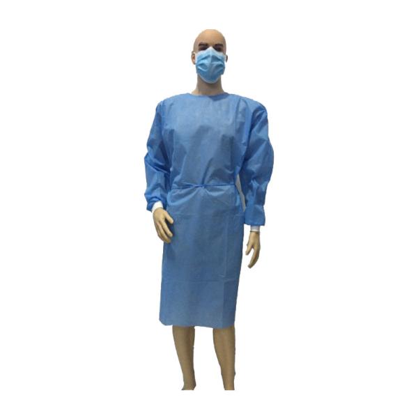 Buy cheap OEM PP PE SMS Disposable Surgeon Gown Anti Epidemic Inspection In Public Places from wholesalers