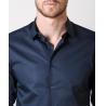 Buy cheap Cotton Mens Long Sleeve Office Shirts , Mens Formal Dress Shirts Solid Color from wholesalers