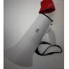 Buy cheap 260 Seconds Police Siren With Mic Voice Recording White Cheer Megaphone With Handle from wholesalers