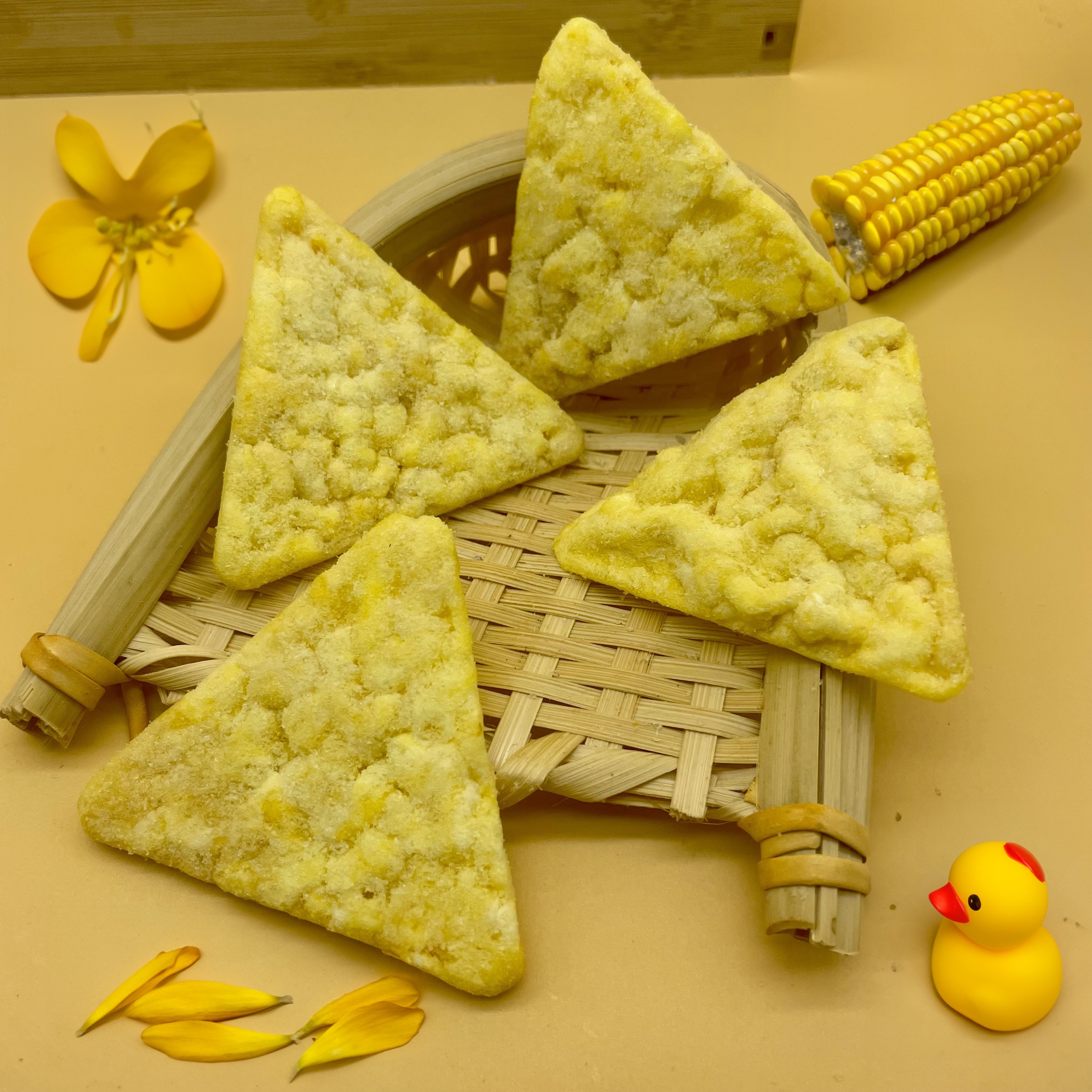 Triangle Corn Cracker Chips Gluten Free Bursting with Natural Corn Taste