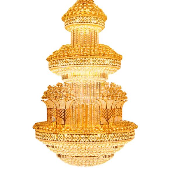 Buy cheap Indian crystal hanging lamp large hotel diy crystal chandelier (WH-CN-06) from wholesalers