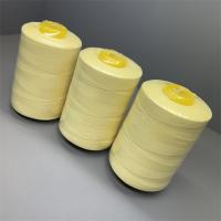 Buy cheap Ne20/3 Para Aramid Sewing Thread NFPA1971 Raw Yellow For Industrial Conveyor product