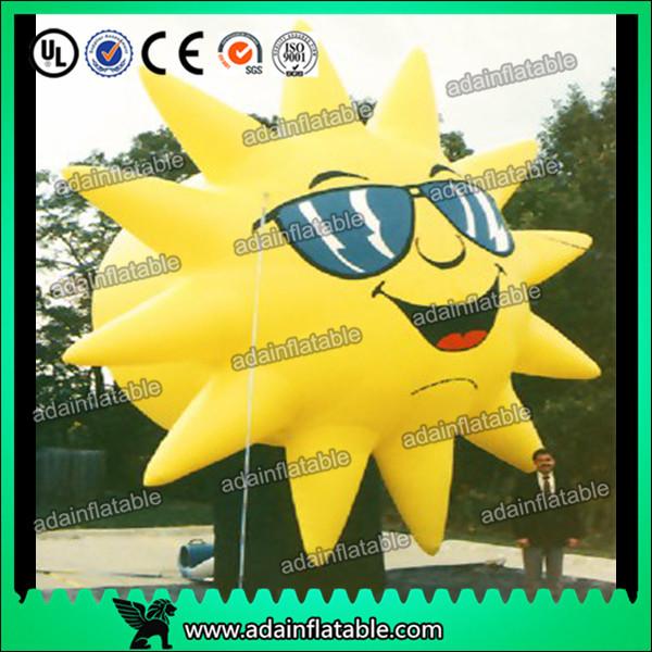 Buy cheap Customized Inflatable Sun Replica Cartoon For Sunglasses Advertising from wholesalers