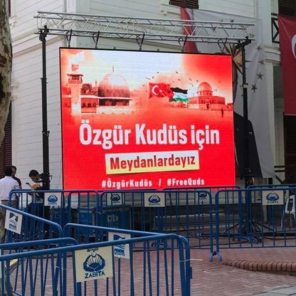 Waterproof Fixed 960X960MM Outdoor Digital Billboard Full Color Video Wall P5
