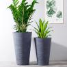 Buy cheap Outdoor Clay Flower Pots Homewares Decorative Items Large Clay Plant Pots Gray Color from wholesalers