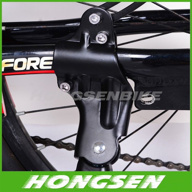 Super resilience in mountain bike support/bicycle leg kickstand
