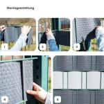 Privacy Vinyl Fence Strips For Garden Yard Fence Decoration UV Resistant Fence