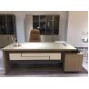 Buy cheap Long Service Life Office Manager Desk Grey Color Surface 5 Years Warranty from wholesalers