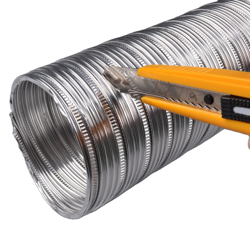 High Temperature Air Ventilation Duct with 120V Voltage and Flexible Aluminum Material