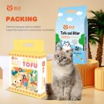 Odor Control Tofu Kitty Litter 100% Natural Kitty Litter Tofu Strong Clumping