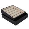 Buy cheap Black Luxury Ring Display Storage Case , Custom Logo Pendant Display Tray from wholesalers