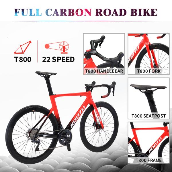 Buy cheap CE/ISO 56cm KOOTU Road Bike , Hidden Cable Sava Disc Road Bike from wholesalers