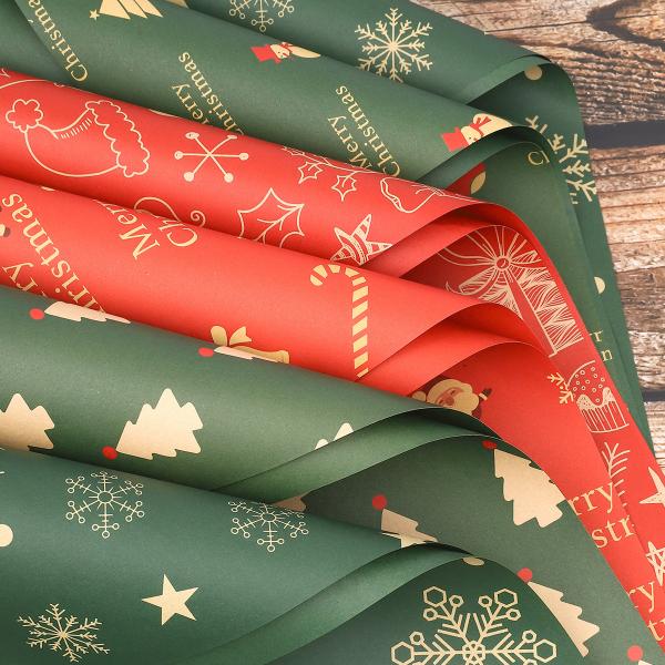 Buy cheap Christmas-Themed Waterproof Wrapping Paper for Rose Bouquets/Floral Arrangements from wholesalers