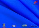 Anti microbial blue colour polyester spandex fabric for swimwear underwear