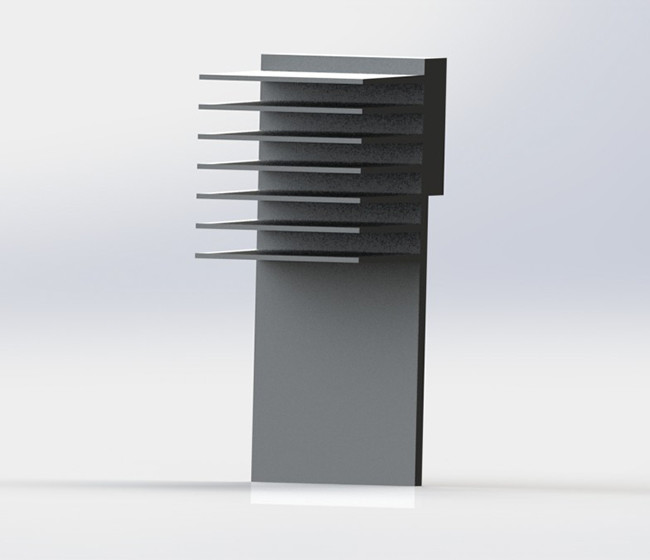 Top Quality 6000 Series Aluminum Heatsink Extrusion Profiles Color Anodizing