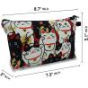Buy cheap Lucky Cat Cosmetic Bag for Women Makeup Bags Travel Waterproof Toiletry Bag Accessories Organizer from wholesalers