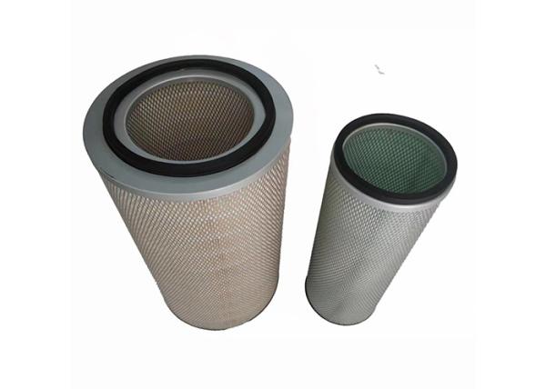 Buy cheap Pleated Industrial Cartridge Air Filters 304l Steel 0.1 Micron Dust Collector Filter from wholesalers