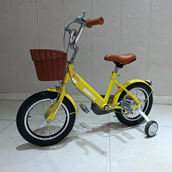 Buy cheap Yellow Color 16in Cool Kids Bicycle With Training Wheels PP Pedal from wholesalers