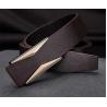 Buy cheap Prong Buckle Distressed Leather Belt 3.5cm Wide Classical from wholesalers