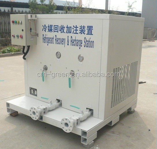 Vapor Recovery Unit For ISO Tank Refrigerant Gas Station Refrigerant Filling Plant