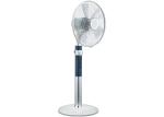 Indoor UK Plug Figure 8 Oscillating Fan Floor Stand Round Base Adjustable Height
