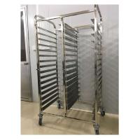 Buy cheap Food Bread Display Bakery Baking Tray Trolley Stocked Load Bearing 500kg product