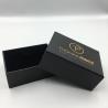 Buy cheap Black 2mm Cardboard Jewelry Gift Box PMS Luxury Ring Rigid Small Paper Cosmetic Packaging from wholesalers
