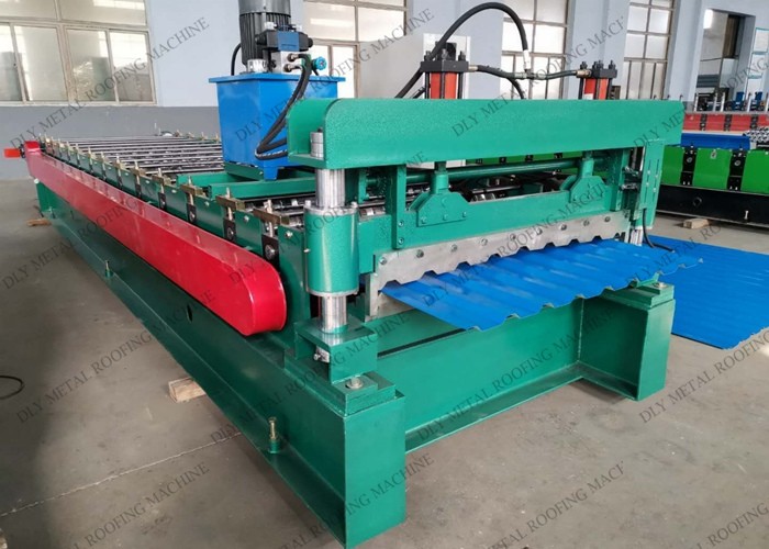 380v Roof Trapezoidal Sheet Roll Forming Machine For Ppgi