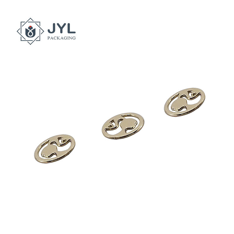 Hollow Out Metal Embossed Stickers , Ornament ISO9001 Printed Metal Labels