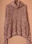 Turtleneck Ladies Long Sweater Dress