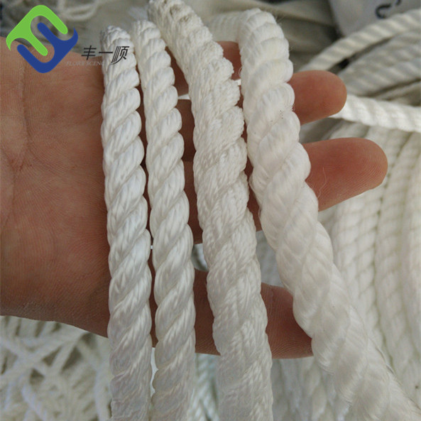 5mm - 60mm Dia 3 Strand Nylon Rope UV Treatment Marine Anchor Line