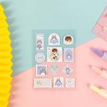 Reward Paste Cute Cartoon Stickers Non Toxic Die Cut Paper Stickers