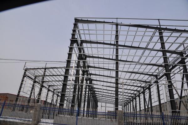 Steel Welded H Section Long Span Steel Framing Multiple Uses Steel Prefab