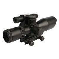 Buy cheap Integral Sunshade Long Range Hunting Scopes With Green Laser 20mm Mount product