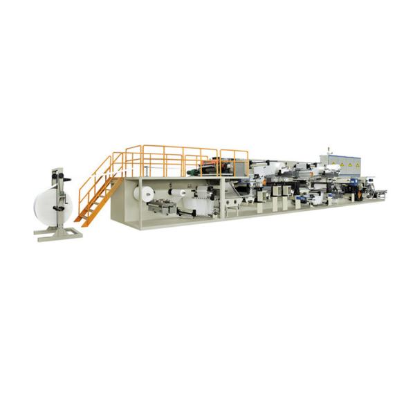 Buy cheap 180m/Min 140KW PE Film Sanitary Pad Making Machine Length 25m from wholesalers