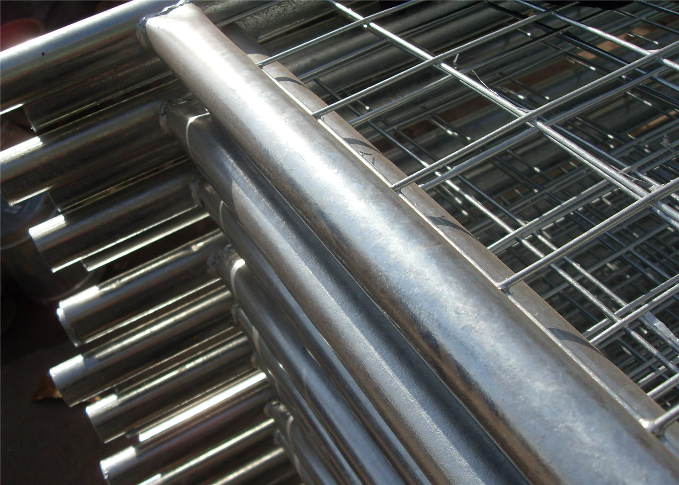 Portable Chain Link Fence Galvanized Temporary Fence For Construction