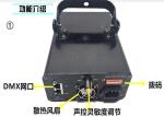 Low Watt RGBY Single Green 100mw Laser Stage Light With Aluminum House