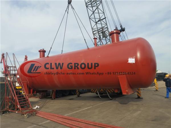 Buy cheap Carbon Steel 80000L 40MT Buried LPG Gas Storage Tank from wholesalers